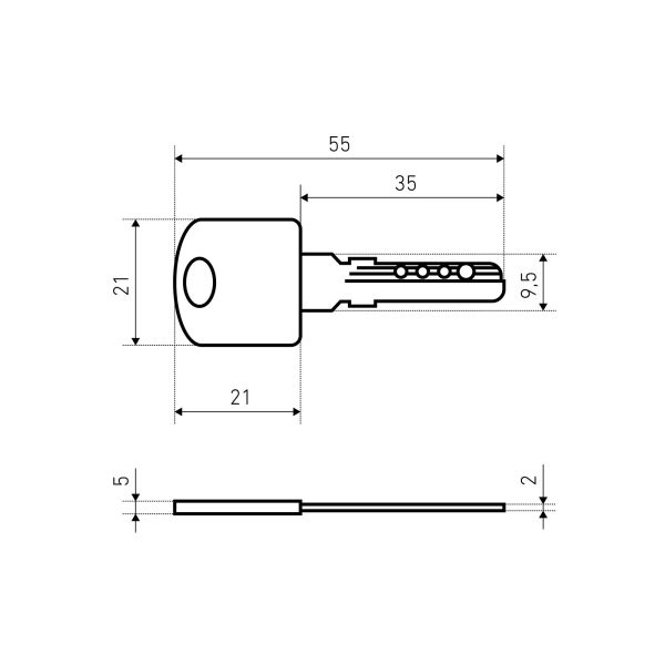 АЛЛЮР  ВС-Т 8 (2000мм) с тросом Замок навес (40,10) Китай