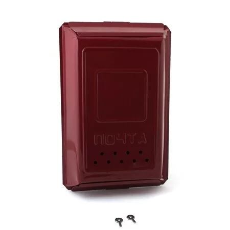 Ящик почтовый с замком (вишня) РФ