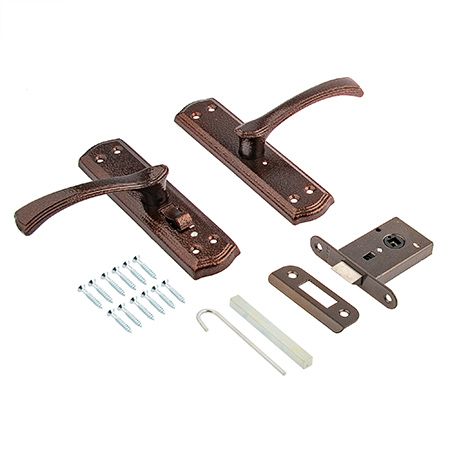 Защелка с фиксацией Avers ЗЩ1Д-2-6 (медь) Китай (15)