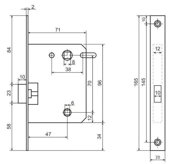 АЛЛЮР АРТ L7050-MS BL матовый черный магнитная без ручек с фиксатором Защёлка (40)