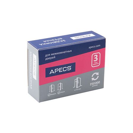Задвижка дверная Apecs L-0126-BLM Китай