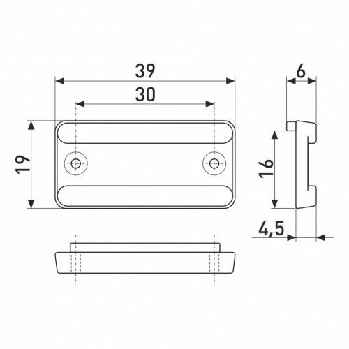 Soller подпятник мебельный коричневый (компл. 50 шт)