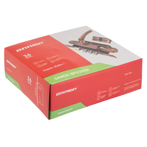 АЛЛЮР 132/3 AC ст.медь Замок врезной с/руч  (12) Китай