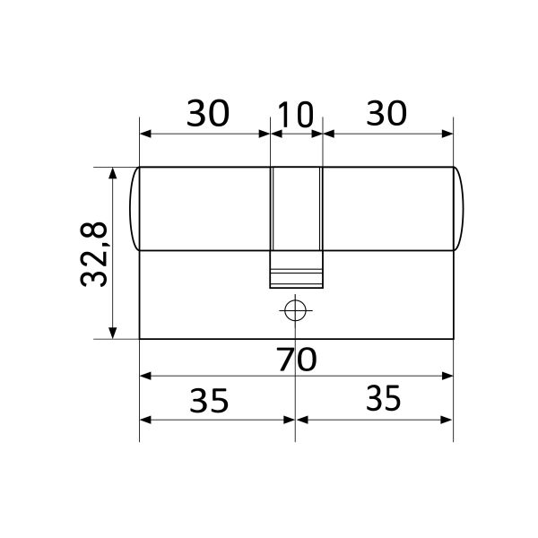 Цилиндровый механизм LS 70 C-CR