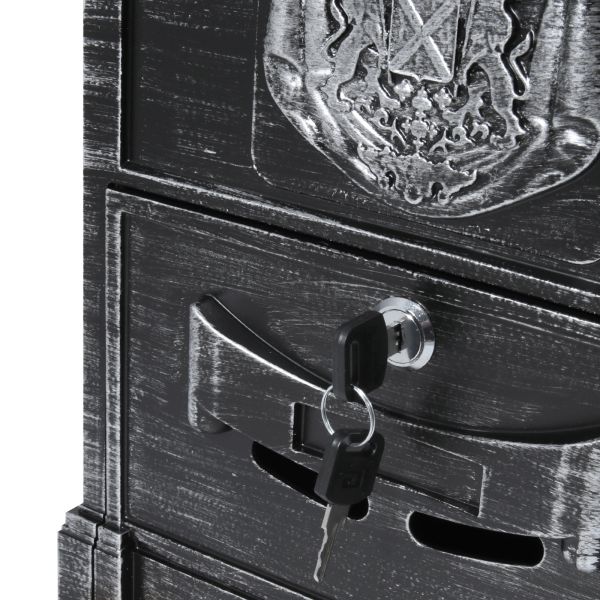 Ящик почтовый № 4010В старое серебро (5) Китай