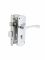 Замок врезной  VETTORE 1423 CP в комплекте с ручкой (Хром)