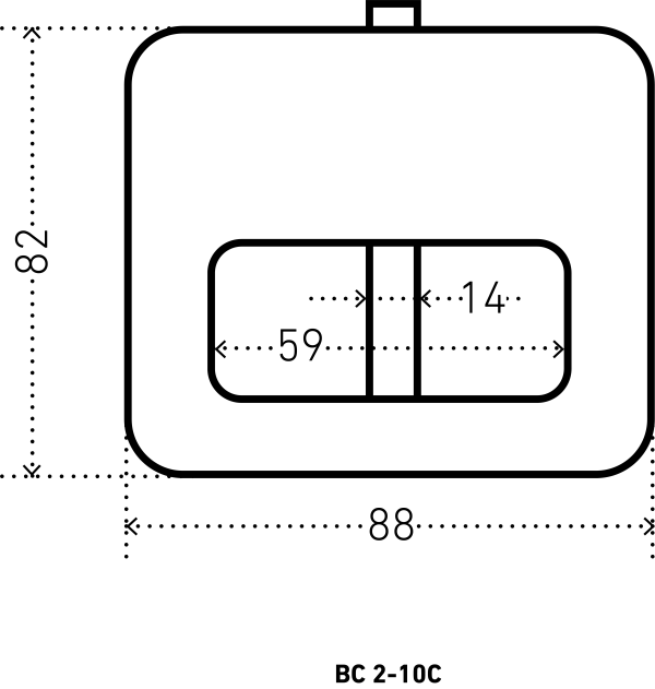АЛЛЮР  ВС2-10С Замок навесной (12) Китай