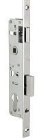 Корпус узкопрофильного замка с защёлкой 153/P (20 mm) w/b (хром)