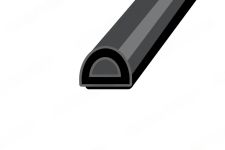 WINDOOR-55 (черный) 40м 14*12мм уплотнитель (уп.1/6шт)