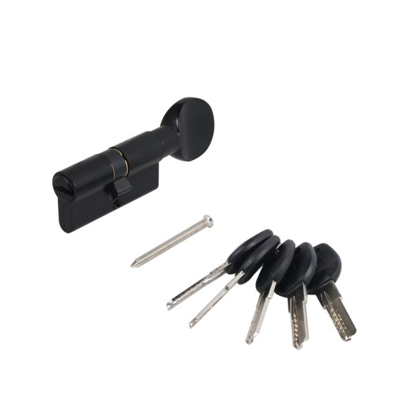 АЛЛЮР HD FG 60-5К BLACK (30x30G) черный перф.кл/верт Цилиндровый механизм (60,10) Киатй