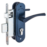 9901 Птимаш ЗВ4-3.07 (ЗВ4-0623) синий муар м/о 55 Замок врезной с/руч (10) РФ