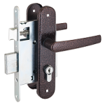 8836 Птимаш ЗВ4-3.08 (ЗВ4-1.55) медь СТЯЖКИ м/о 55 Замок врезной с/руч (10) РФ