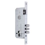 Корпус врезного замка с защёлкой DD900/C-45.85.3MR (900 3MR/CP W/B) CP хром Китай