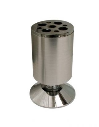 Soller опора мебельная 50*120 регулируемая аллюминий мат.хром (100,10!!!)