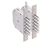 1.06.02 Замок врезной Гранит никель сувальдный ст5шт d18мм тяги РФ