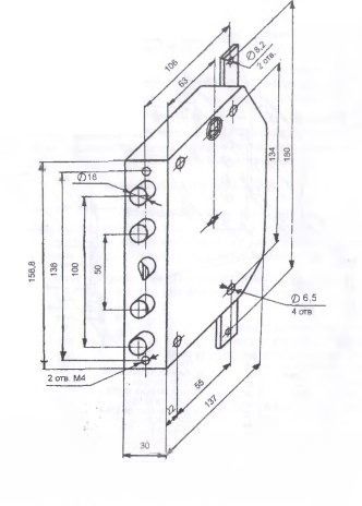 Замок с усиленным засовом ЗГС-01 (правый РБ