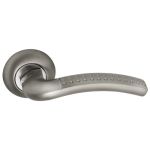 Комплект ручек Lorena 26SN/45 (белый никель, механизм С45)