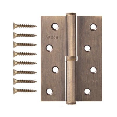 Петля врезная Apecs 100*70-В-Steel-АВ-R Китай 1 шт