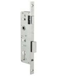 Корпус узкопрофильного замка с защёлкой 153/P (30 mm) w/b (хром)