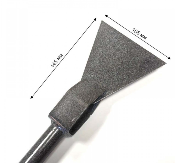 Ледоруб металлический Б-2 сварной с металлической ручкой