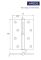 Петля врезная Apecs 100*70-В-Steel-АВ-R Китай 1 шт