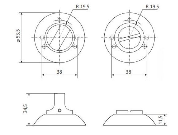 Фиксатор Code Deco WC-1403-AB