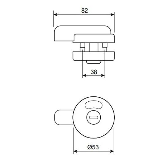 Фиксатор Avers WC-5207-P-GR