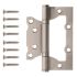 Петля накладная LS 100*75*2,5-SN(мат. никель) Комплект 2 шт