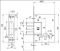 Замок врезной LS V257R BS60-CP